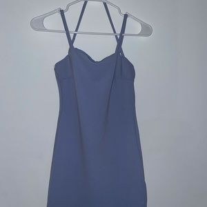 Mini dress with stylish straps.